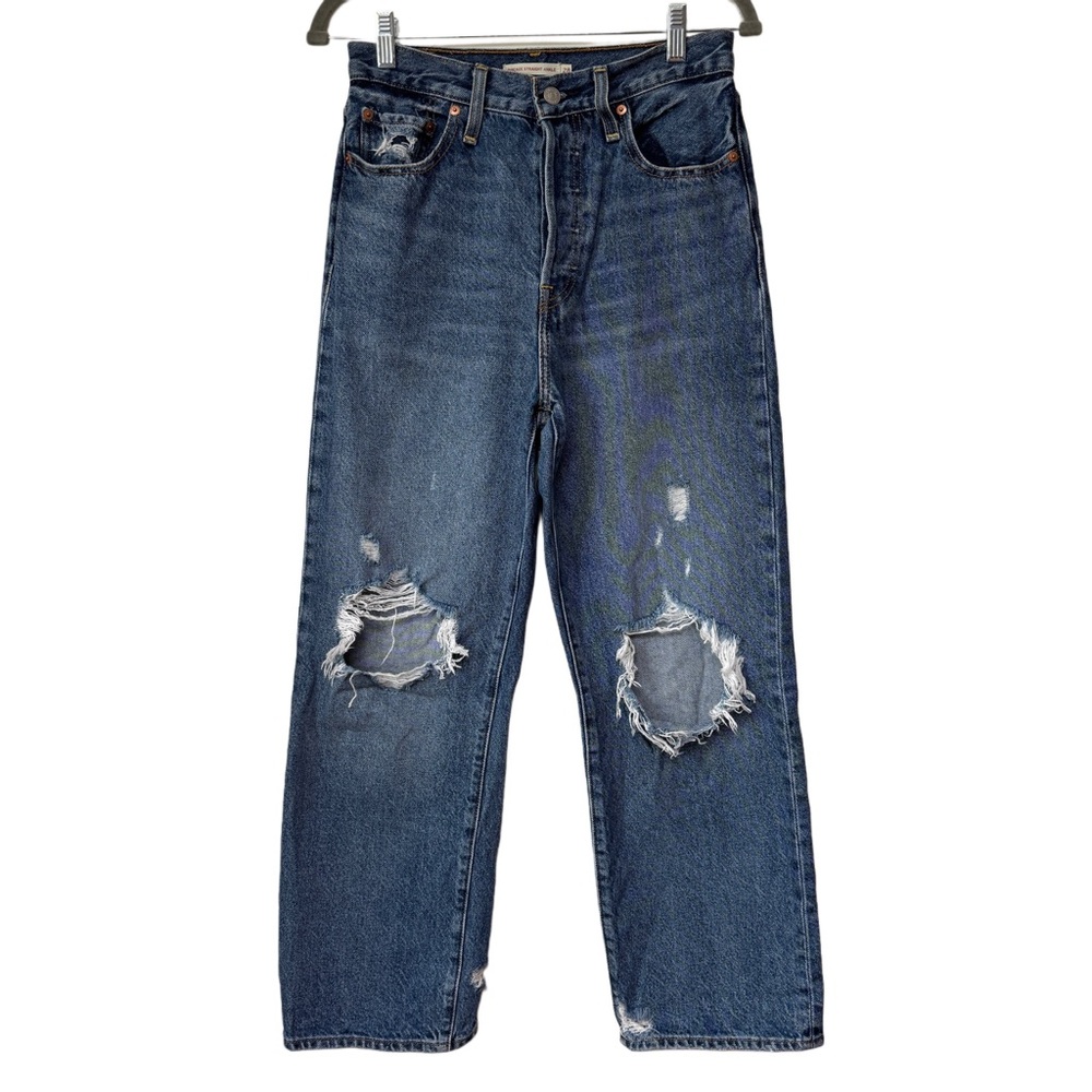 Levi's Blue Straight Leg Jeans